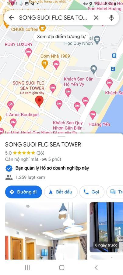 Song Suoi Flc Seatower - Seaview Apartment クイニョン エクステリア 写真